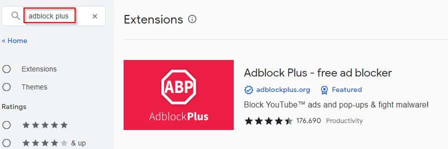 Adblock Plus Extension