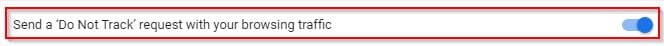 Do not Track Request